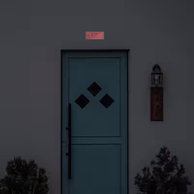 چراغ دیواری نئون دیزاین طرح Close_RD