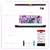 برچسب پوششی ماهوت مدل Purple-Flower مناسب برای تبلت سامسونگ Galaxy Tab A 9.7 2015 T550