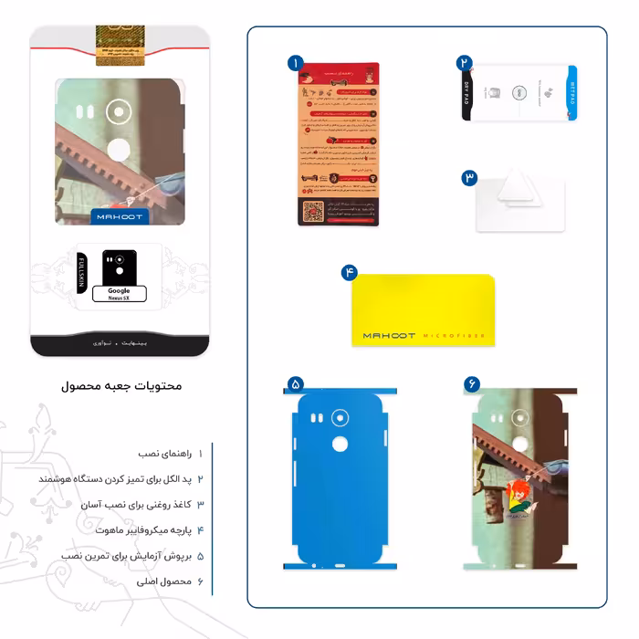 برچسب پوششی ماهوت مدل Meister Eder und sein Pumuckl-FullSkin مناسب برای گوشی موبایل گوگل Nexus 5X