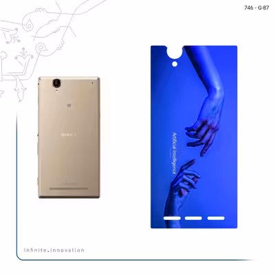 برچسب پوششی ماهوت مدل Artificial intelligence 1 مناسب برای گوشی موبایل سونی Xperia T2 Ultra