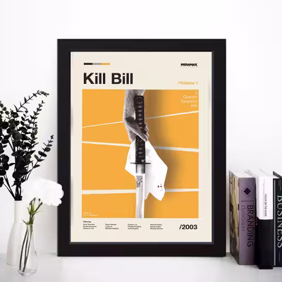 تابلو مدل Kill Bill کد m2578-w