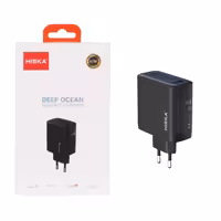 شارژر دیواری 67 وات دو پورت هیسکا مدل H-167EU