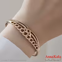 بنگل مینیمال دخترانه ژوپینگ مدل سه لاین متصل کد DSB18752W