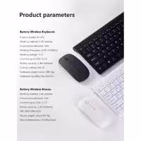 کیبورد و ماوس بیسیم مدل KB_201