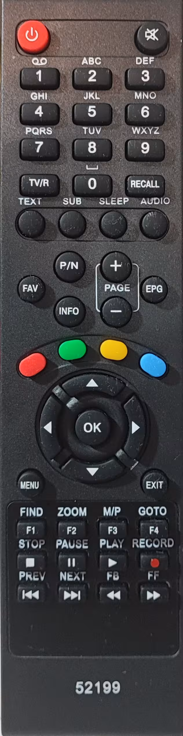 ریموت کنترل مدل 52199 سیماران