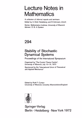 خرید و دانلود نسخه کامل کتاب Stability of Stochastic Dynamical Systems