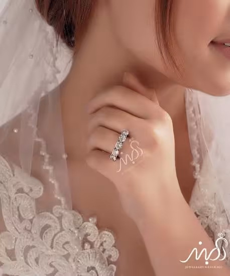 💍انگشتر جواهری پنج تخمه(R_1041)