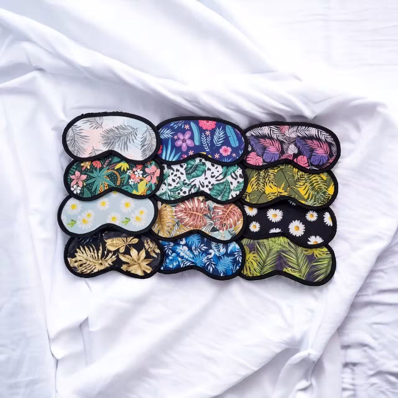 چشم بند خواب طرح برگ