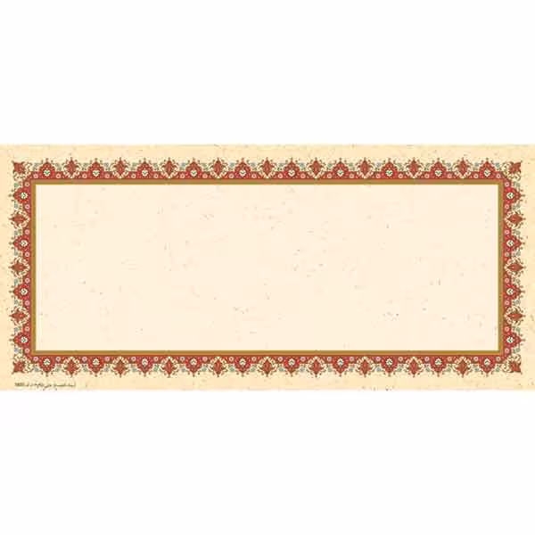 کاغذ ابروباد کد Y610 تذهیب دار چاپی (ابعاد 35*16) – بسته 5 عددی