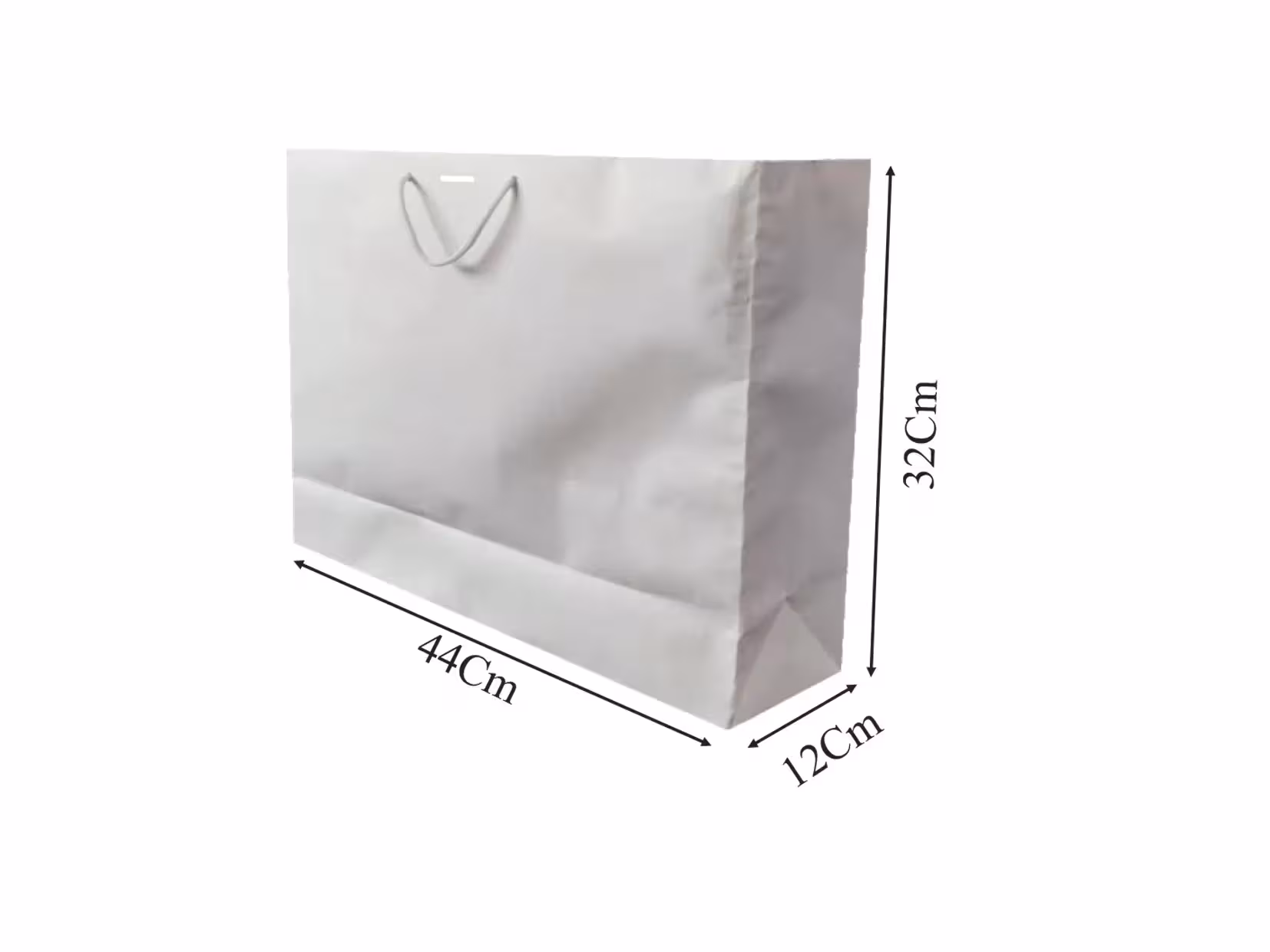 بگ کرافت سفید 140 گرم  12*44*32 کد K75