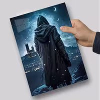 متال پوستر اساسین آسمان روشن