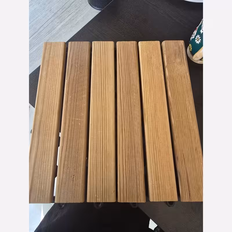 تایل چوب ترموود 6تیکه 19میل آسیاچمن ابعاد 30در30، قابل حمل و نصب درهرمحیط (پس کرایه)