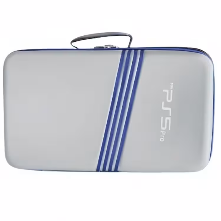 New World Storage Bag for PS5 Pro – Silver/Blue