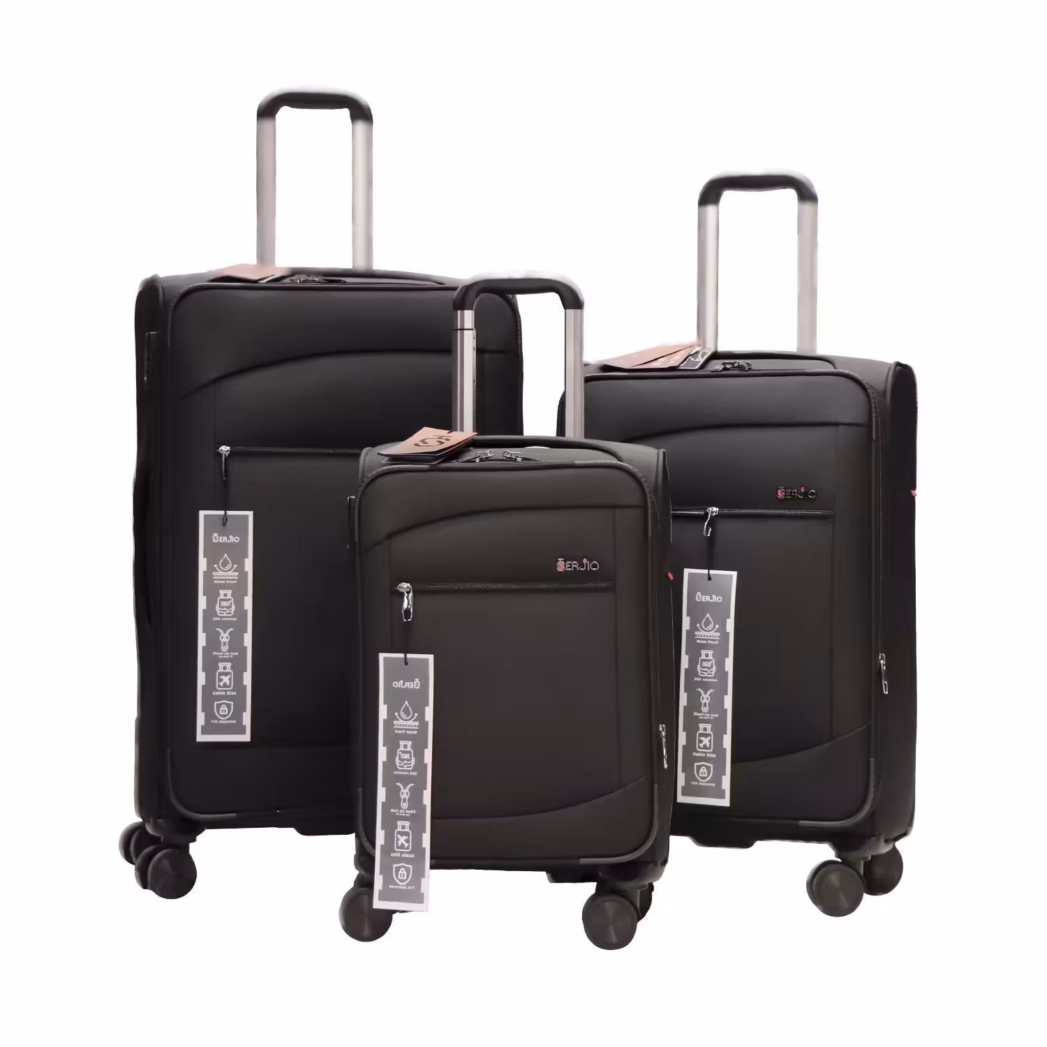 ست سه تکه چمدان سرجیو مدل کلاسیک