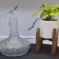 شیشه قلیان کرنو پلاس قطر دهانه 5.5