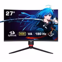 مانیتور گیمینگ 27 اینچ خمیده ردراگون مدل Redragon GMQ2712RVC