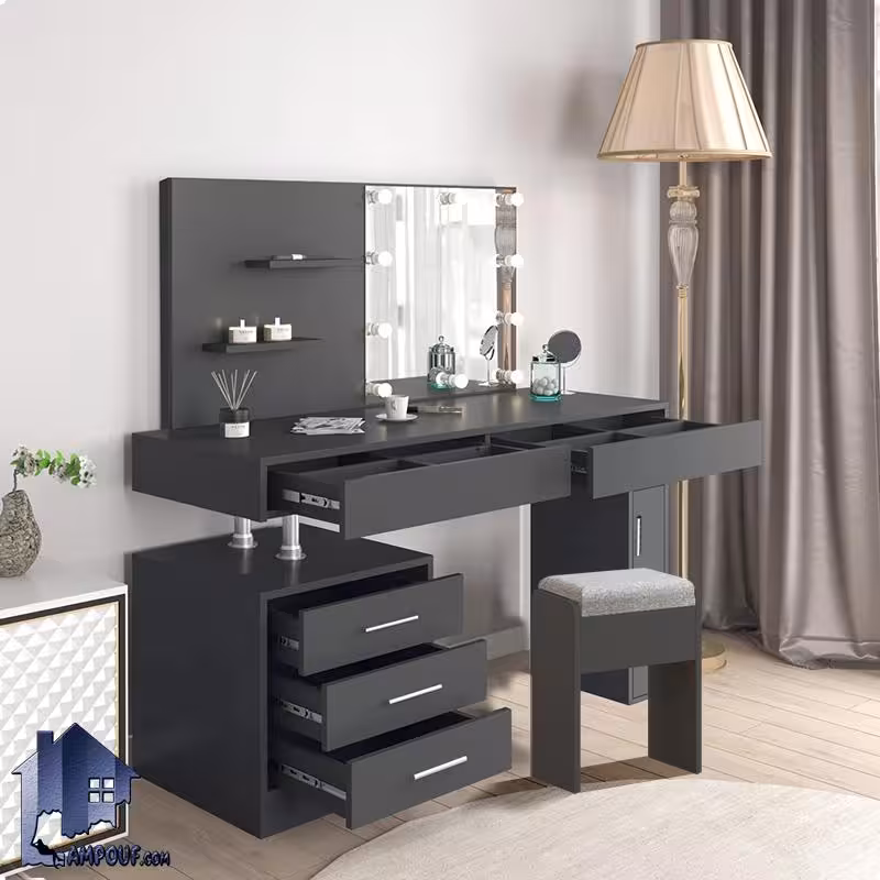 میز آرایش لامپ دار DJ654