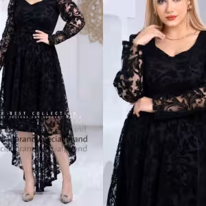 پیراهن مهمانی زنانه فلوک کره ای مدل هانیس