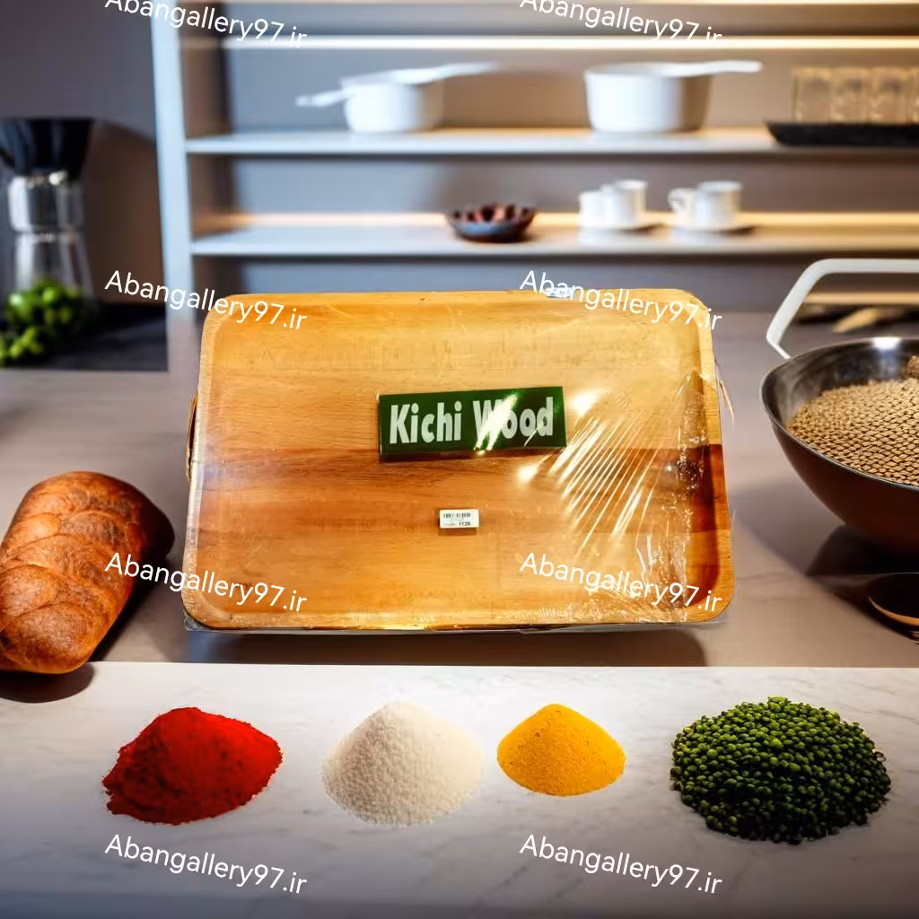 سینی مستطیل چوبی متوسط درجه یک