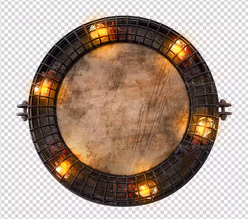 عکس PNG تابلو چوبی با چراغ | گرافیک با طعم تربچه