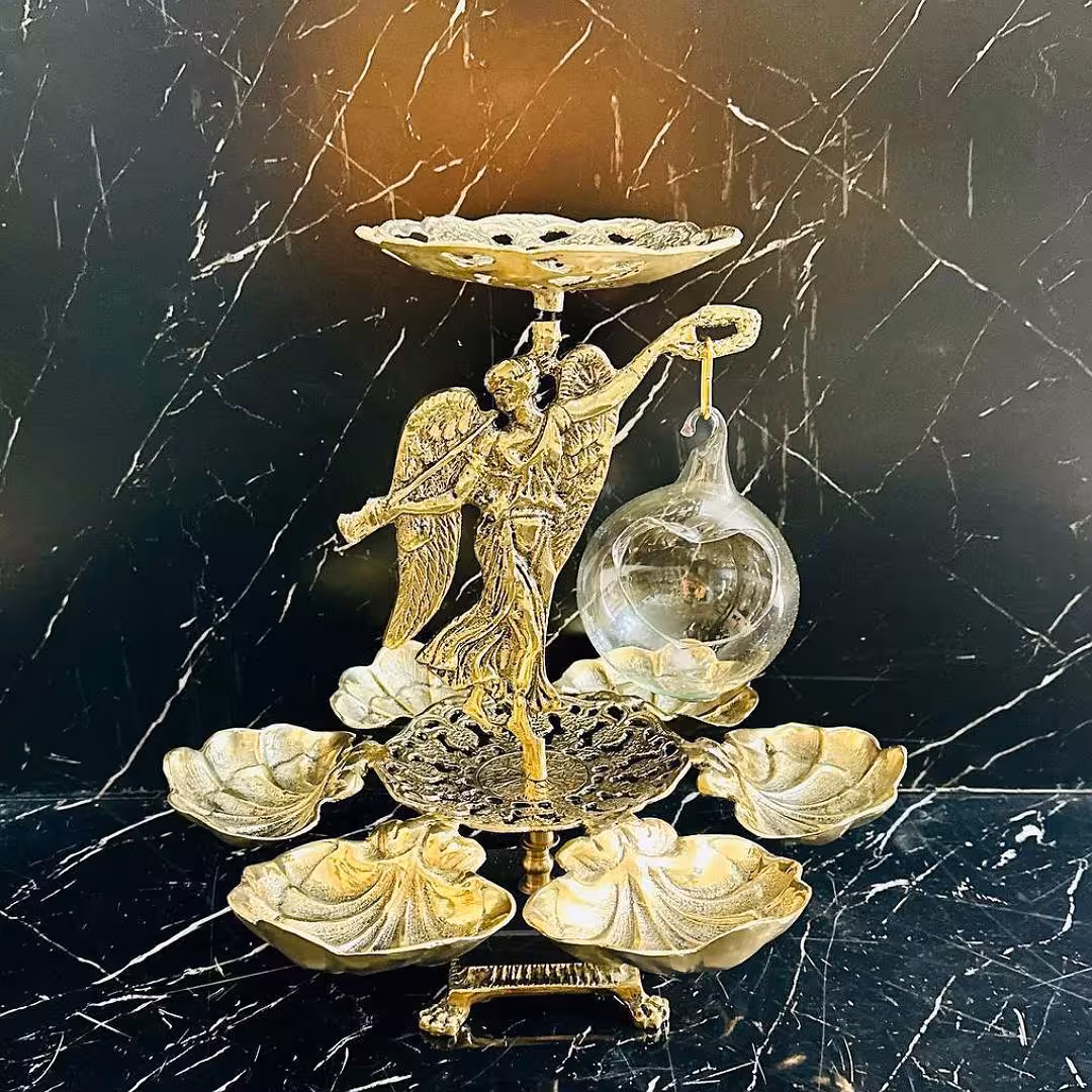 هفت سین برنزی مدل پرنسس طرح 2سال 1403