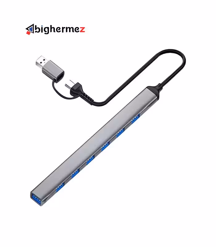 هاب 7 پورت USB31 تایپ سی پی نت مدل T-7602
