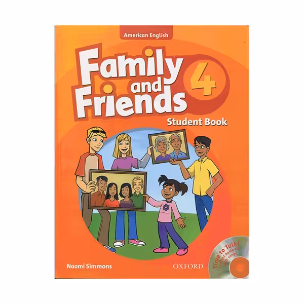 کتاب امریکن فمیلی اند فرندز چهار ویرایش قدیم American Family and Friends 4