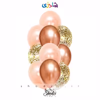 پک 10عددی رزگلد طلایی