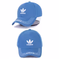 کلاه بیسبالی چهارخط دوخت سفید adidas