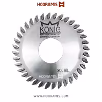 تیغ اره الماسه کوچک سمت چپ جهت برش زهوارآلومینیوم و uPVC برند Konig ترکیه به ابعاد 32*2.1*103- Z24