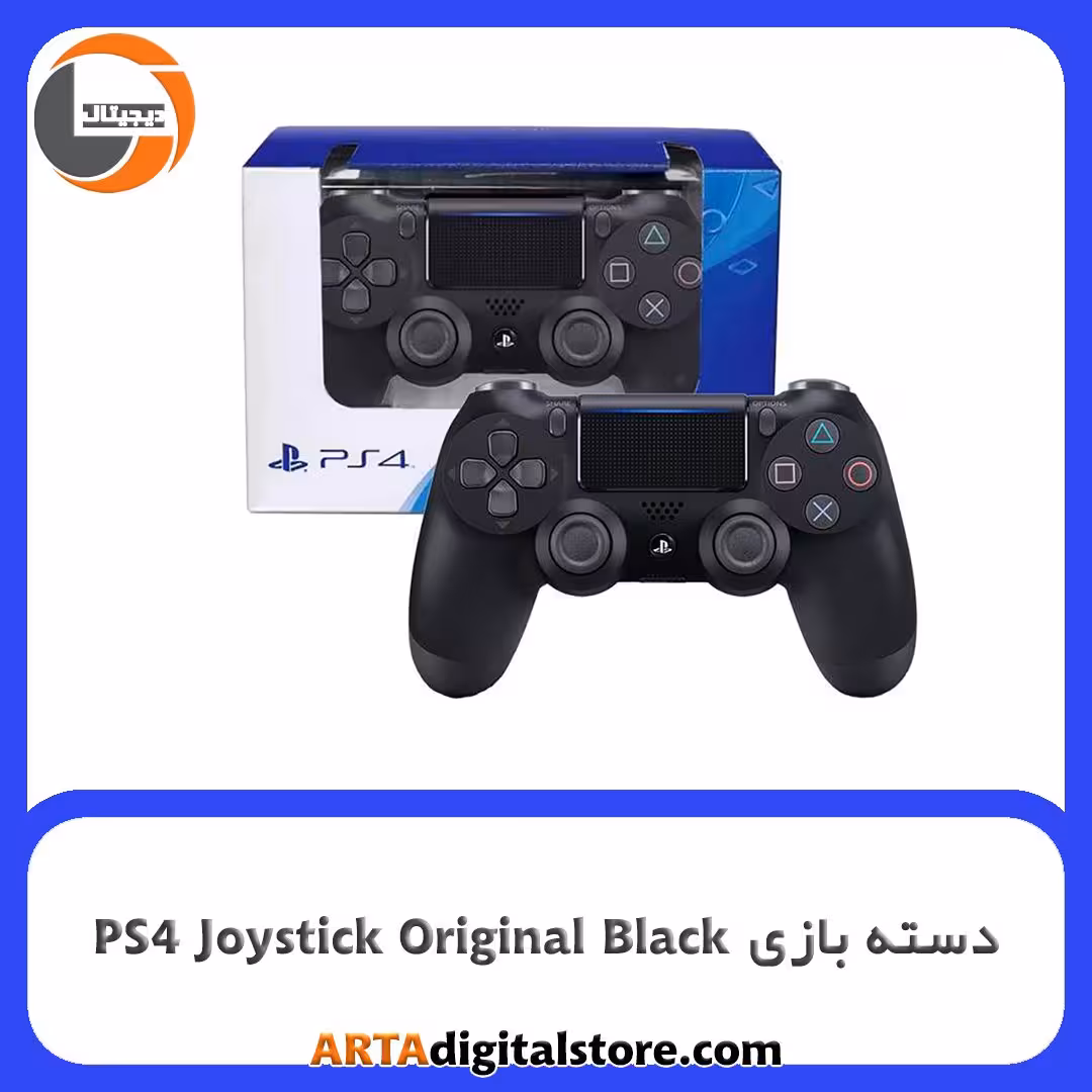 دسته بازی بی سیم PS4 Joystick Black