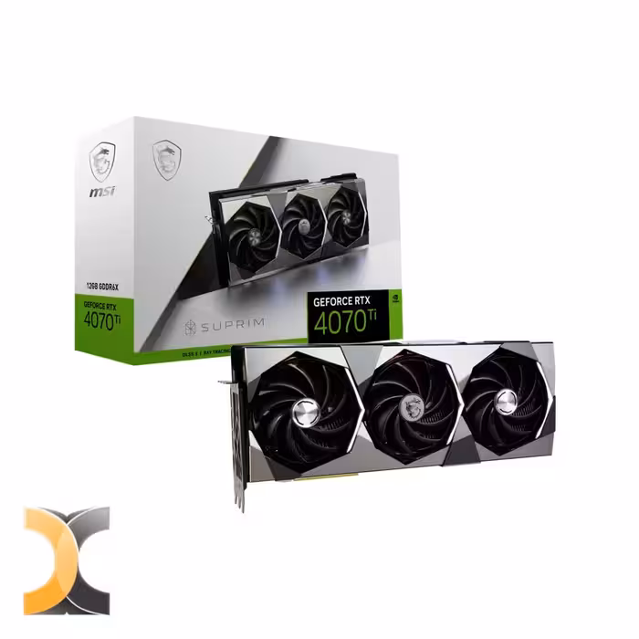 کارت گرافیک RTX 4070 TI SUPREME 3 FAN ام اس ای ا MSI RTX 4070 TI VENTUS 3X - کامپیوترچی