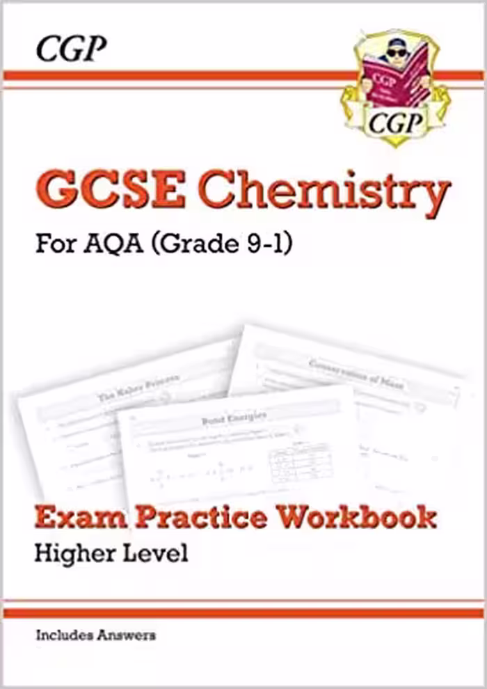 خرید و دانلود نسخه کامل کتاب Grade 9-1 GCSE Chemistry: AQA Exam Practice Workbook (with answers) - Higher: perfect revision for mocks and exams in 2021 and 2022 (CGP GCSE Chemistry 9-1 Revision) - Pdf