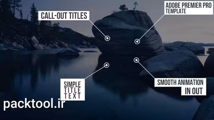 دانلود پروژه اماده پریمیر عناوین شاخص و اندازه Call-Out Titles - پک تول