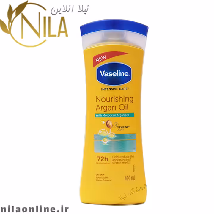لوسیون بدن آرگان وازلین vaseline حجم 400 میلی لیتر