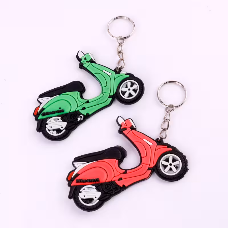 جاکلیدی سیلیکونی طرح موتور Vespa بزرگ
