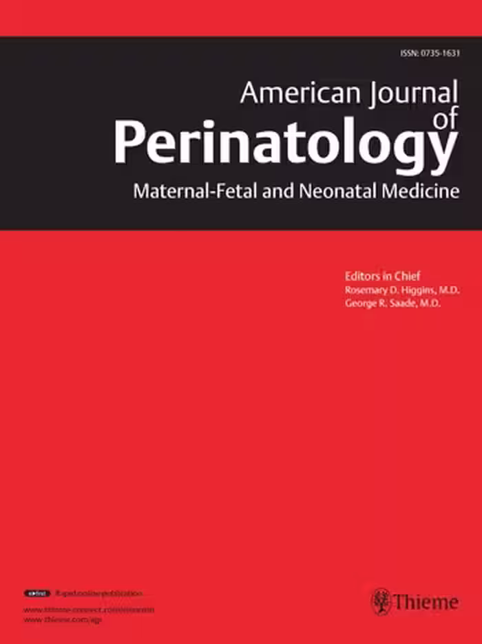 American Journal of Perinatology 2020 - کتاب پزشکی بهار