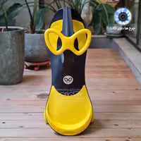 سه چرخه لوپ کار چرخ ژله ای چراغدار مشکی زرد کد PCH1847
