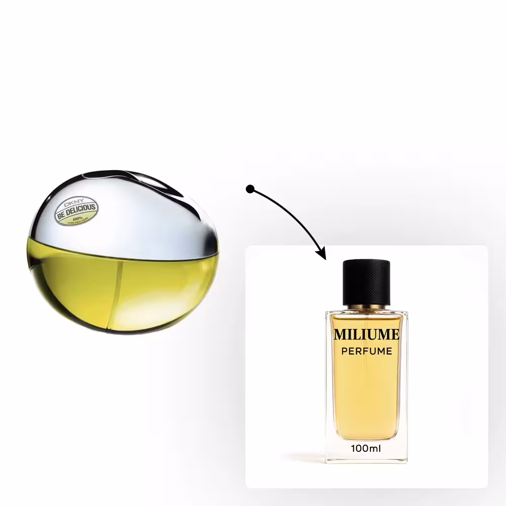 اسانس عطر DKNY Be Delicious برند gemini - کد 2141 - دی کی ان وای بی دلیشس سبز 100ML - میلیوم پرفیوم