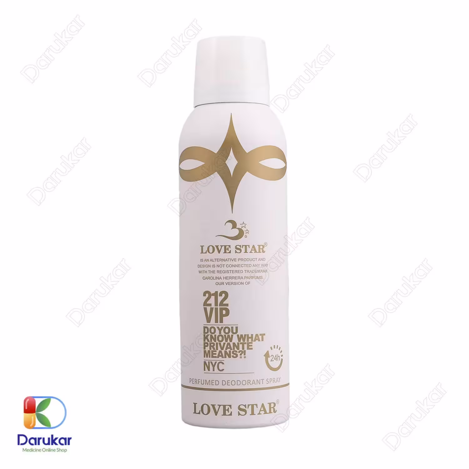 اسپری بدن بانوان لاو استار مدل 212 وی ای پی