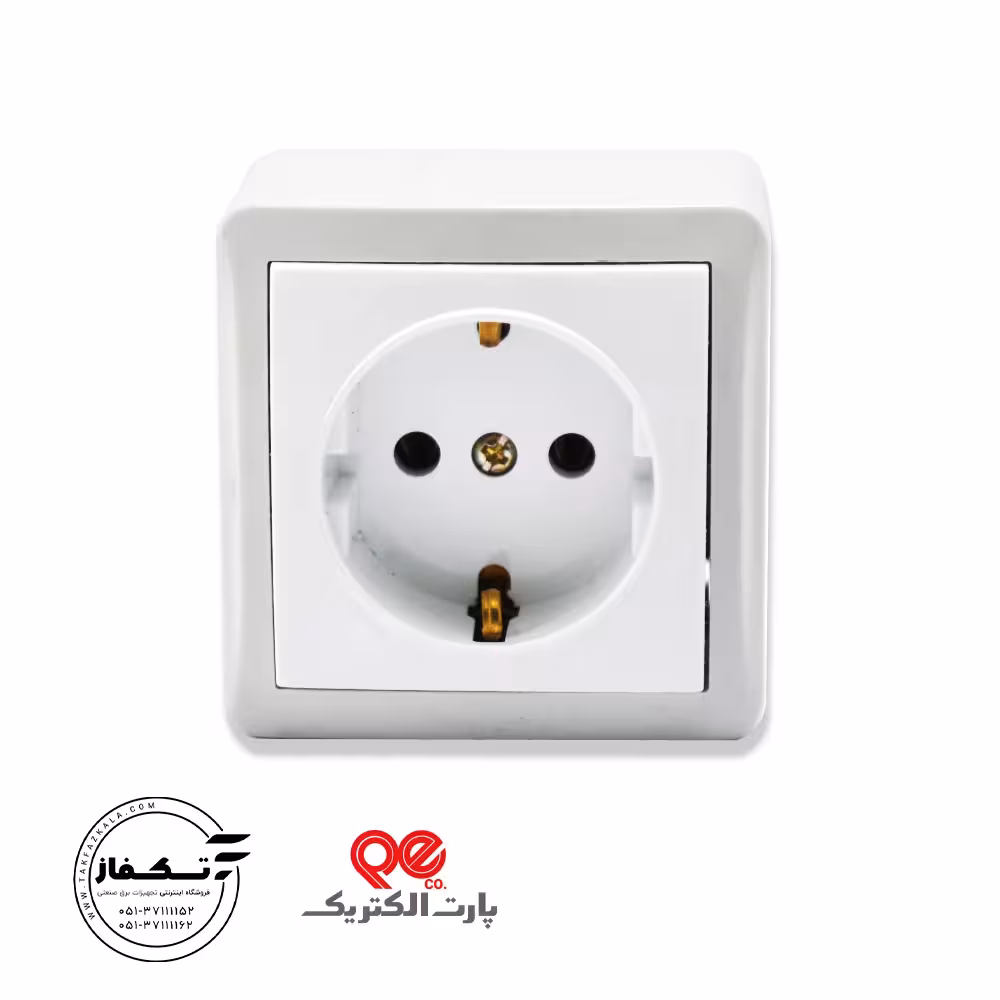 پریز ارتدار سرامیکی روکار شهاب پارت الکتریک