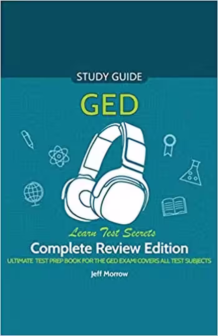 خرید و دانلود نسخه کامل کتاب GED Audio Study Guide! Complete A-Z Review Edition! Ultimate Test Prep Book for the GED Exam! Covers ALL Test Subjects! Learn Test Secrets! -   PDF