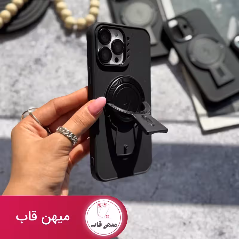 قاب گوشی آیفون بلک مات 360 - کد (69437)