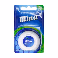 نخ دندان فوق نازک مینا با اسانس نعنا 50 متر