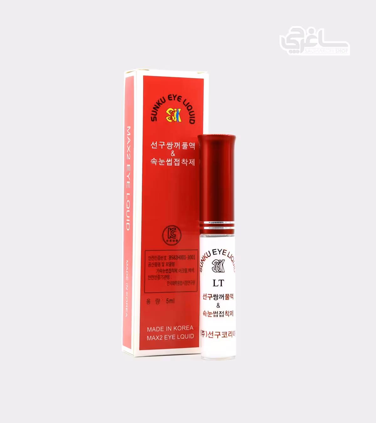 چسب مژه موقت 5 میلی لیتر برس دار سانکو Sunku