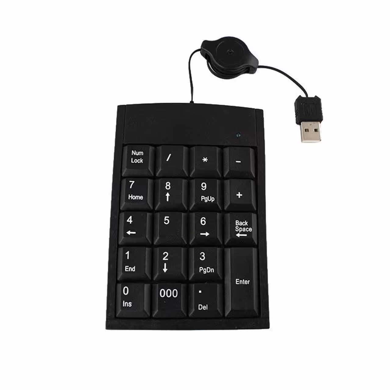 کیبورد اعداد با پورت USB کابل جمع شو
