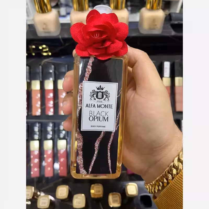 بادی پرفیوم بلک اوپیوم (Black Opium) آلفامونته | amazonchi