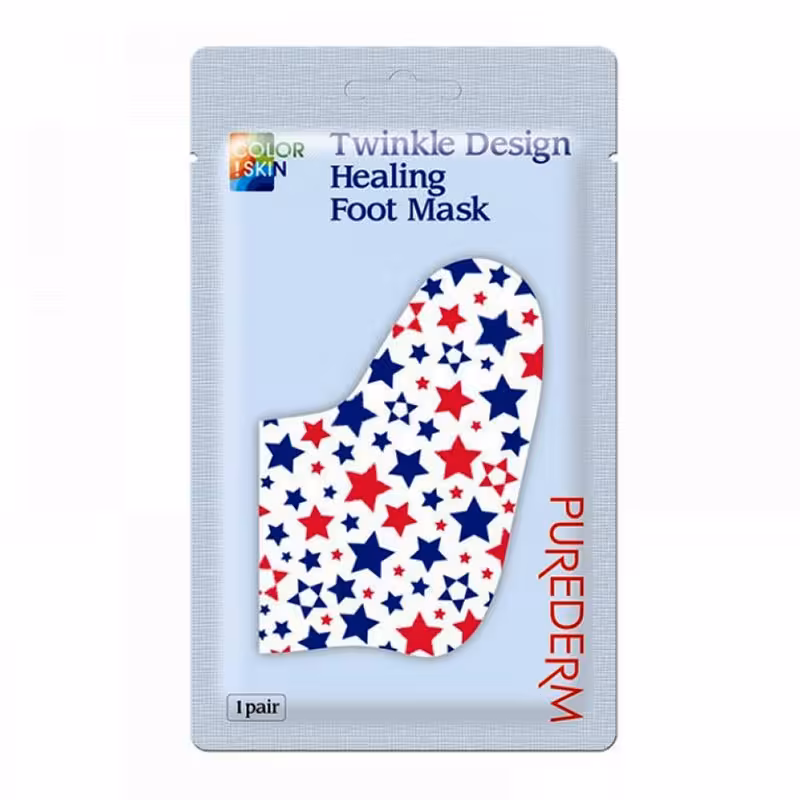 ماسک پا پاشنه دار پیوردرم طرح TWINKLE