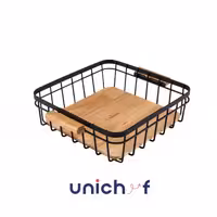 سبدنان بزرگ مربع چوبUN-2913