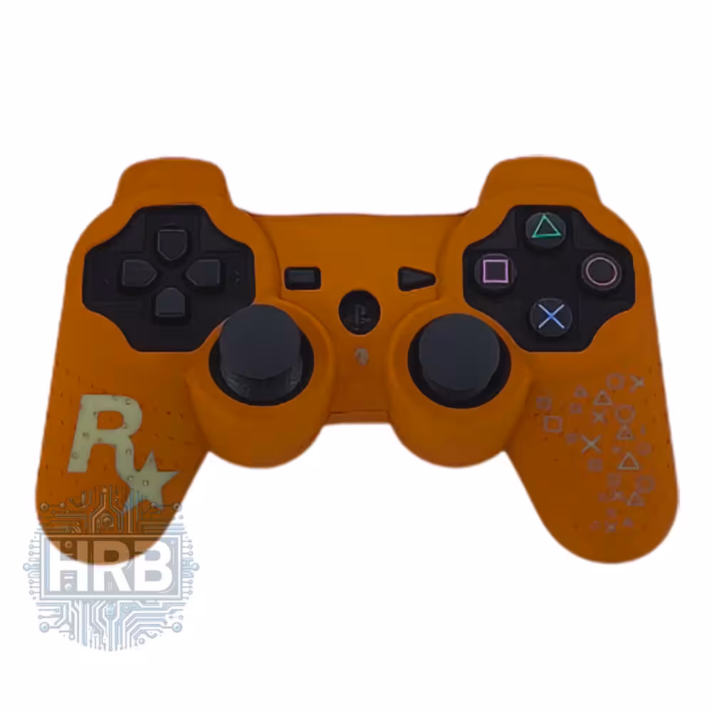 روکش دسته ژله ای PS2/PS3 طرح Rockstar Games